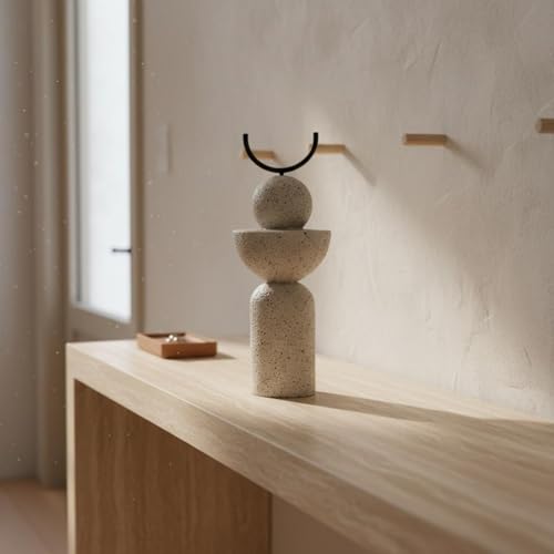 Gralara Abstract Statue Modern Tabletop Ornament Textured Finish House Decoration