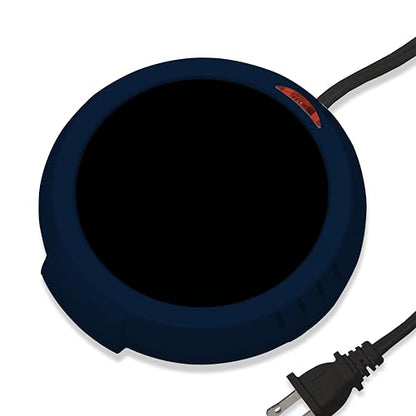 Durable Heavy Portable Large Warmer Safe Plate for Candle Jar & Mug Warmer, Dark Blue Pack - color: Dark Blue