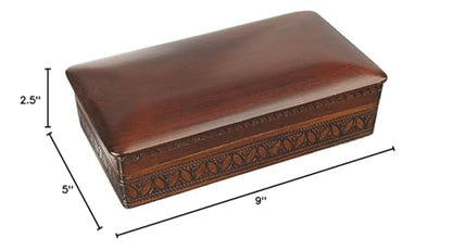 Classic Linden Wood Traditional Polish Keepsake Box