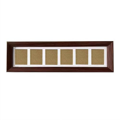 4x12 Wood Picture Frames, Long Rectangle Picture Frame for Wall,Mini Collage Pictures Frames for Wall and Tabletop Display,Graduate Gift Collage Frame - color: A