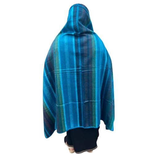 Alpaca Wool Throw Blanket 65 X 45 Inches | Large Warm Ultra-Soft Blanket | Hypoallergenic, Breathable, Non-Itchy Alpaca Wool Fabric | (Turquoise Blue - color: Turquoise Blue, size: Throw (48" x 65")