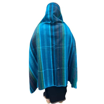 Alpaca Wool Throw Blanket 65 X 45 Inches | Large Warm Ultra-Soft Blanket | Hypoallergenic, Breathable, Non-Itchy Alpaca Wool Fabric | (Turquoise Blue - color: Turquoise Blue, size: Throw (48" x 65")
