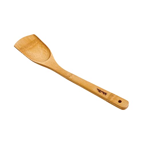Helen’s Asian Kitchen Natural Bamboo Stir Fry Spatula and Wok Tool, 13.5-Inch - size: 13-Inch, Solid Wok Tool
