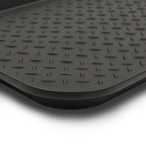 Diamond Boot Tray, 15" x 29", Black