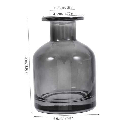 Didiseaon 2pcs Glass Diffuser Bottles Containers for Home and Car Stylish Cylindrical Design Durable and Easy to Clean for Scent Diffusion - color: Blue