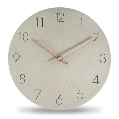 Modern Wooden Wall Clock, Silent Quartz Movement, Battery-Powered Mdf Wall Clock, Nordic Minimalist Design For Living Room, Bedroom, Office, Classroom