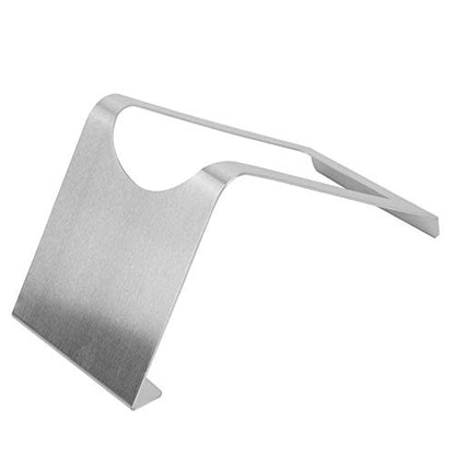 Fdit Stainless Steel Wine Bottle Rack Holder, Single Bottle Display Stand, Silver, 7.87x4.33 Inch