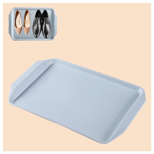 Boot Mats for Entryway 3 Pack Shoe Mat Tray Dog Bowl Tray for Garden, Bedroom, Entrance Area, Garage Shoe Tray,Blue - color: Blue