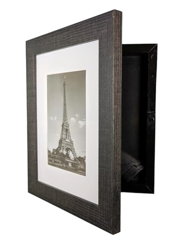 Concealment Picture Frame Hidden Gun - Secret Storage - Hidden Compartment - 8x10-5x7 - color: Black