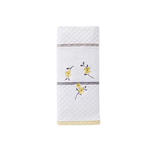 SKL Home Spring Garden Hand Towel, White - color: Spring Garden