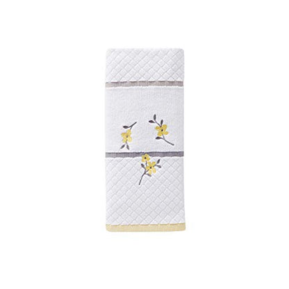 SKL Home Spring Garden Hand Towel, White - color: Spring Garden