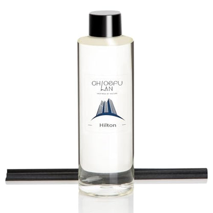 Chloefu LAN Luxury Hotels Scented Oil Diffuser Refill 6.76 fl oz Natural Essential Oil, Ideal for Living Rooms, Bedrooms, Hotels, or Offices - color: Hilton