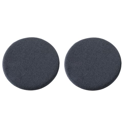 Dark Grey 15.7 Inch 2 Pack Round Memory Foam Chair Pads, 1.8" Thick | Anti-Slip Stool Cushion with Removable Cover for Extended Sitting, Comfortable Seat Cushion for Dining Room Kitchen Office - color: Dark Grey