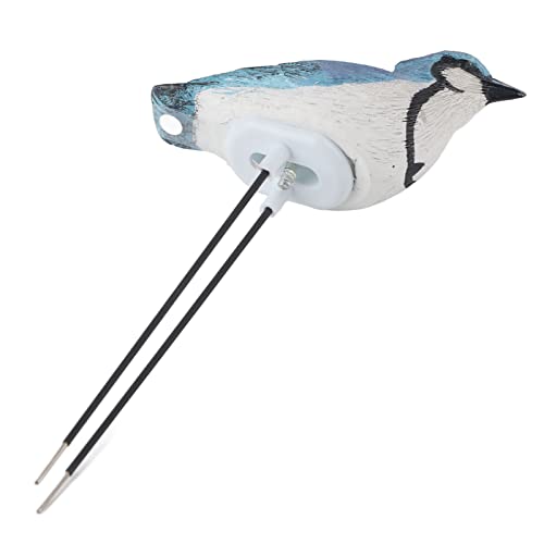 Watering Alarm Bird Plant Soil Tester, Hygrometer Sensor Gardening Tool, for Planter Water Remind Warining Alert(Battery Included)(Blue)