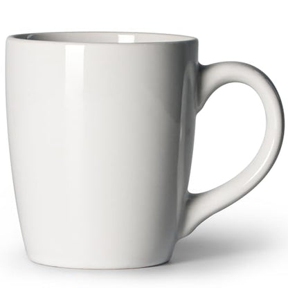 harebe 20 OZ Large Coffee Mug, Ceramic Tea Cup for Office and Home, Big Capacity with Handle, Cups for Men Women Mug Lovers, Microwave & Dishwasher Safe, White - color: White