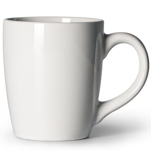 harebe 20 OZ Large Coffee Mug, Ceramic Tea Cup for Office and Home, Big Capacity with Handle, Cups for Men Women Mug Lovers, Microwave & Dishwasher Safe, White - color: White