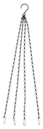 Hanging Planters Baskets Chains 23 Inches 4 Leads Hanging Chains with Tightly Hook for Flower Pot Bird Feeder Planter Indoor Outdoor Hanging Planter for Plants Holder 5pcs (5)
