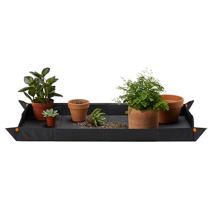 Fiskars 32.5" x 17.5" Large Repotting Mat for Indoor Garden Transplanting - size: 32.5" x 17.5"