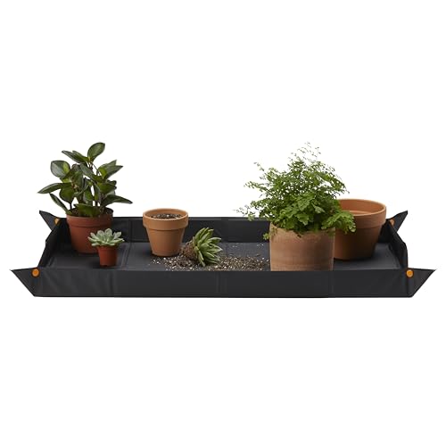 Fiskars 32.5" x 17.5" Large Repotting Mat for Indoor Garden Transplanting - size: 32.5" x 17.5"