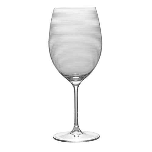 Mikasa Cheers Bordeaux Wine Glass, Set of 4, 24 Ounce, Clear - style: Bordeaux Red Wine