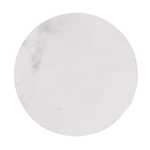 Round White Marble Cutting Board - color: White, size: 11"L x 11"W