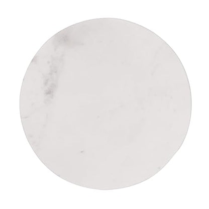 Round White Marble Cutting Board - color: White, size: 11"L x 11"W
