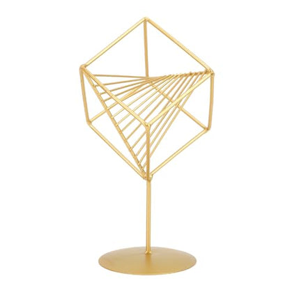 Metal Table Top Decor,Gold 3D Metal Geometric Sculpture Home Table Top Decor Balls Decorative Sphere Art Decor for Living Room Office, Gavigainbxu23v6gsq