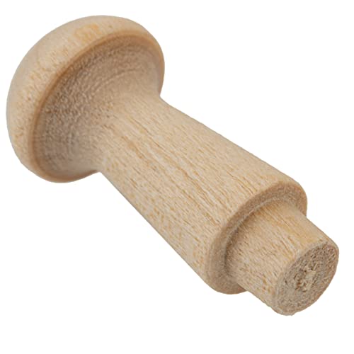 Birch Micro Shaker Pegs | 1-1/8" x 7/16" | Pack of 20 | Wood Pegs for Hanging | Coat Rack Pegs | UA-36-BWSP - size: 1-1/8" x 7/16"