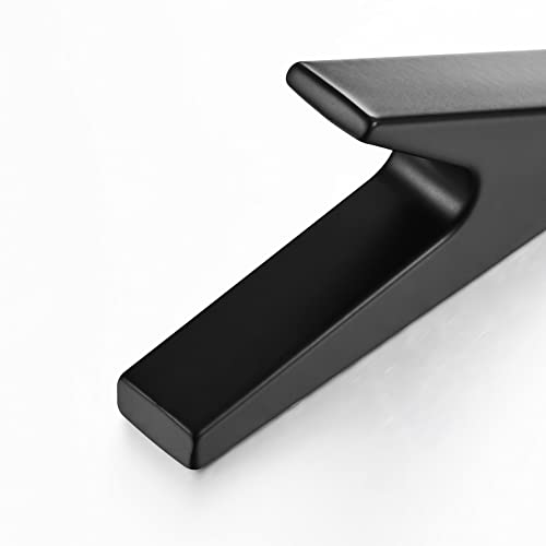 5 Pack Coat Hook,Wall Hooks,Coat Hooks Wall Mount, Metal Wall Hooks Holder for Hanging Clothes, Hats, Bags, Towels, Keys - color: Black