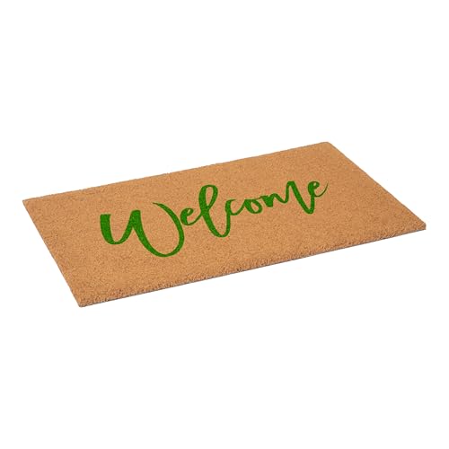 Calloway Mills Cursive Welcome Doormat,Green (24" x 36") - color: Green, size: 2' x 3' (Rectangular)