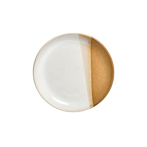 Sango 12 Pieces Stoneware Dinnerware Set, Glossy Caramel & Cream Dishes for 4, Premium Plates and Bowls Sets, Chip & Scratch Resistant, Ceramic Kitchen Dish Set, Microwave & Dishwasher Safe, Phoebe - color: Caramel, size: 12-Piece Set