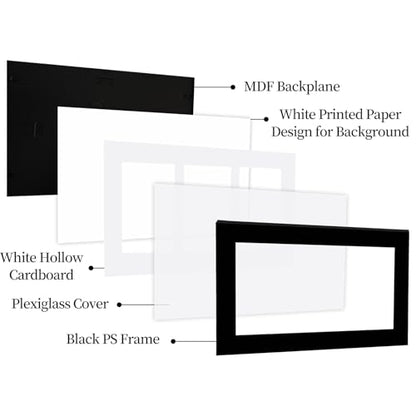 Polaroid Picture Frame Collage 2x3 Instax Mini Film - 3 Openings - size: 10.6×6.3