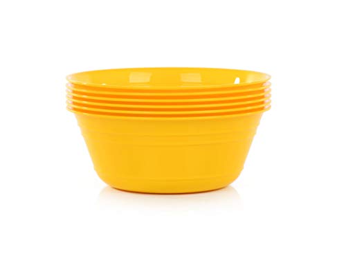 Mintra Home Snack Bowls (Small 6pk (600ml), Yellow) - color: Yellow, size: Small 6pk (600ml)