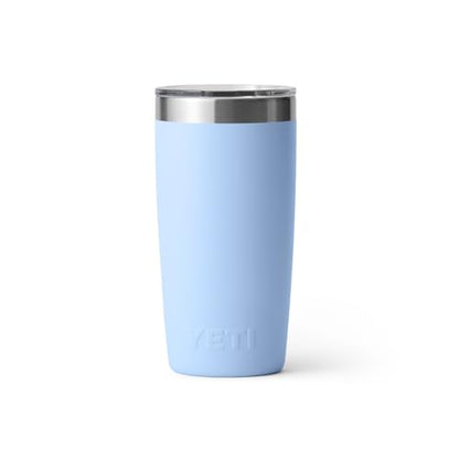 YETI Rambler 10 oz Tumbler, Stainless Steel, Vacuum Insulated with MagSlider Lid, Big Sky Blue - color: Big Sky Blue