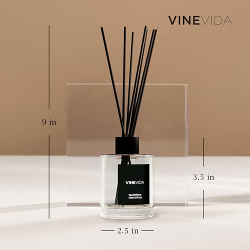 VINEVIDA Prime Reed Diffuser for Home & Bathroom | Long-Lasting Scent Sticks Set | Oil Stick Diffuser | Bathroom Scent - Room Fragrance No. 1007 - Inspired by: Dream On & Westin Hotels