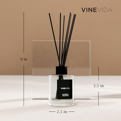 VINEVIDA Prime Reed Diffuser for Home & Bathroom | Long-Lasting Scent Sticks Set | Oil Stick Diffuser | Bathroom Scent - Room Fragrance No. 1007 - Inspired by: Dream On & Westin Hotels