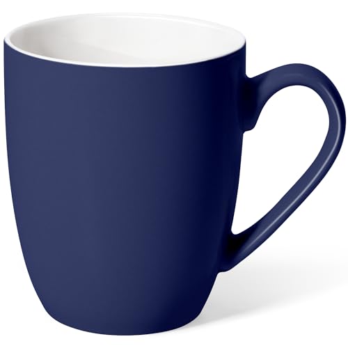 Urbanstrive 16 oz Large Coffee Mug with Handle Tea Cup Novelty Coffee Cup for Men Women Office Work, Dark Blue - color: Dark Blue