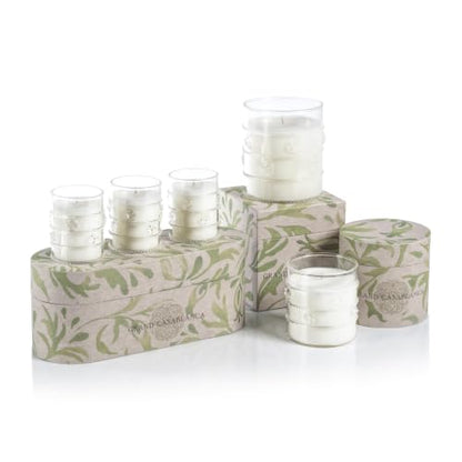 Zodax Grand Casablanca Scented Jar Candle, 6.5 oz - Water Lotus | Decorative glass jar candle, Clean aquatic floral and herbal scent, 40 hours burn time, Gift box included - size: 6.5 oz/ 1 pack