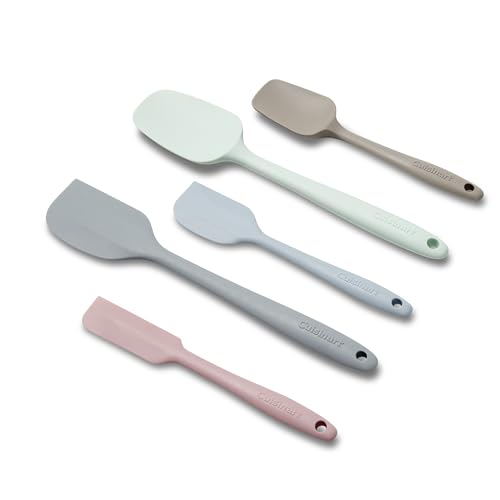 Cuisinart High Heat Resistant Spatulas, Set of 5, Multicolor, CTG-00-5SP - color: Pastel, size: Set of 5