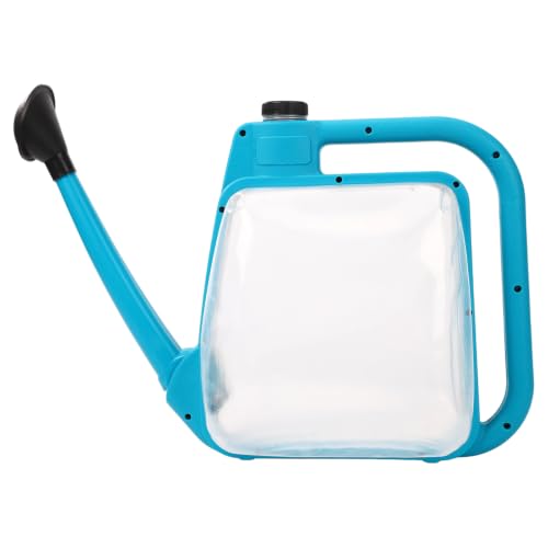 6L Foldable Watering Can with Rotating Nozzle & Long Spout for Plants, Indoor Outdoor Gardening, Clear Plastic-Blue - color: Blue, size: BLUE-6L