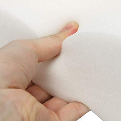 FOAMMA 8" x 21" x 21" Upholstery Foam High Density Foam (Chair Cushion Square Foam for Dinning Chairs, Wheelchair Seat Cushion Replacement) - color: High Density, size: 8" x 21" x 21"