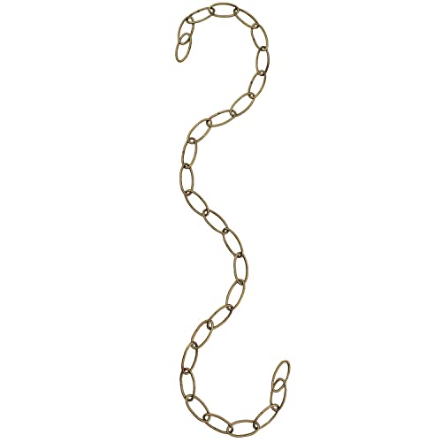 Blue Donuts Chain Extension in Powder Coated Bronze, 36 inches Long, Strong Hold - color: Bronze