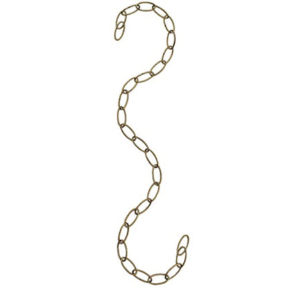 Blue Donuts Chain Extension in Powder Coated Bronze, 36 inches Long, Strong Hold - color: Bronze