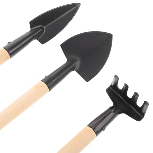 LALAFINA 15pcs Mini Gardening Tools Set for Indoor Plants with Portable Potting and Transplanting Handheld Tools for Succulents and Bonsai Garden Use