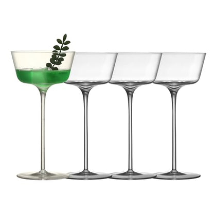 Cocktail Coupe Glasses, Set of 4, 5.3 Oz Martini Glasses for Manhattan, Cosmopolitan,Martini
