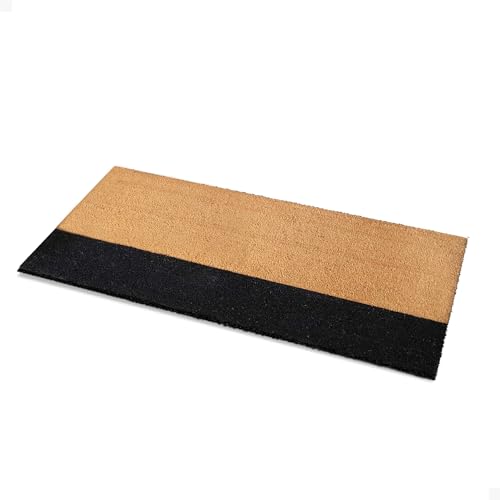 Door Mat - Welcome Mat for Front Door with Non-Slip Backing - Durable Coir Doormat - Perfect for Outside Entrance and Entryway Matt - Outdoor/Indoor - Sleek Horizon - 24" x 48" - color: Sleek Horizon, size: 2' x 4' (Rectangular)