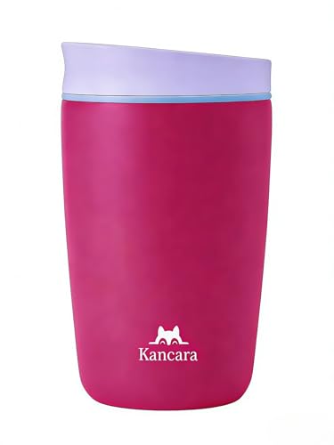 12 oz coffee tumbler Insulated coffee mug with lid Slider Insulated Stainless Steel Coffee Tumbler, Travel Mug for Hot and Iced Beverages insulated travel coffee mug (BB pink) - color: BB pink