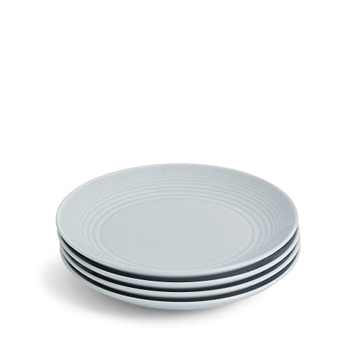 Royal Doulton Exclusively for Gordon Ramsay Maze Light Grey Salad Plate, Set of 4, 8.7"
