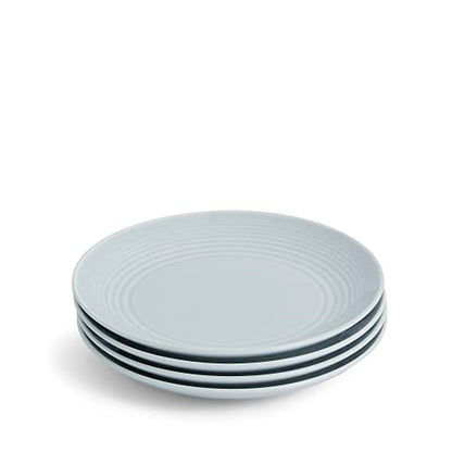 Royal Doulton Exclusively for Gordon Ramsay Maze Light Grey Salad Plate, Set of 4, 8.7"
