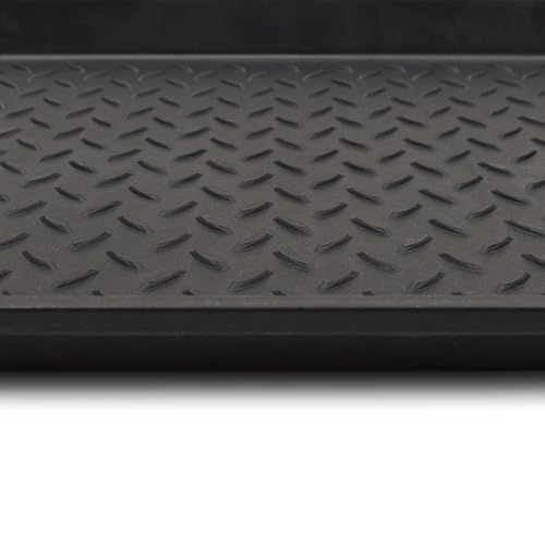 Diamond Boot Tray, 15" x 29", Black